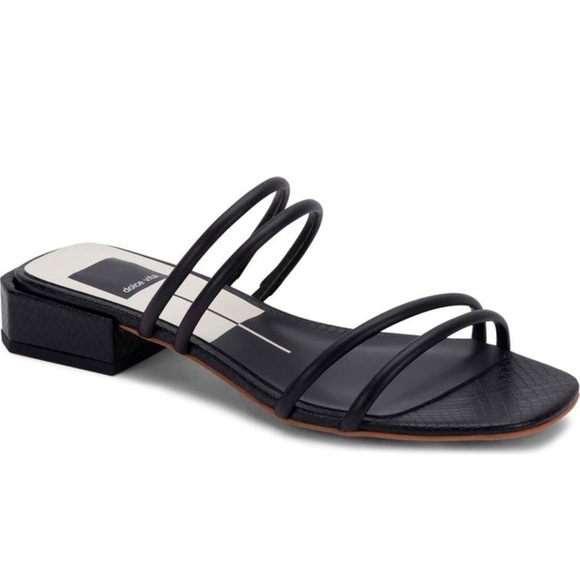 Dolce Vita Shoes - Dolce Vita Haize Strappy Slide Sandal, black, size 10